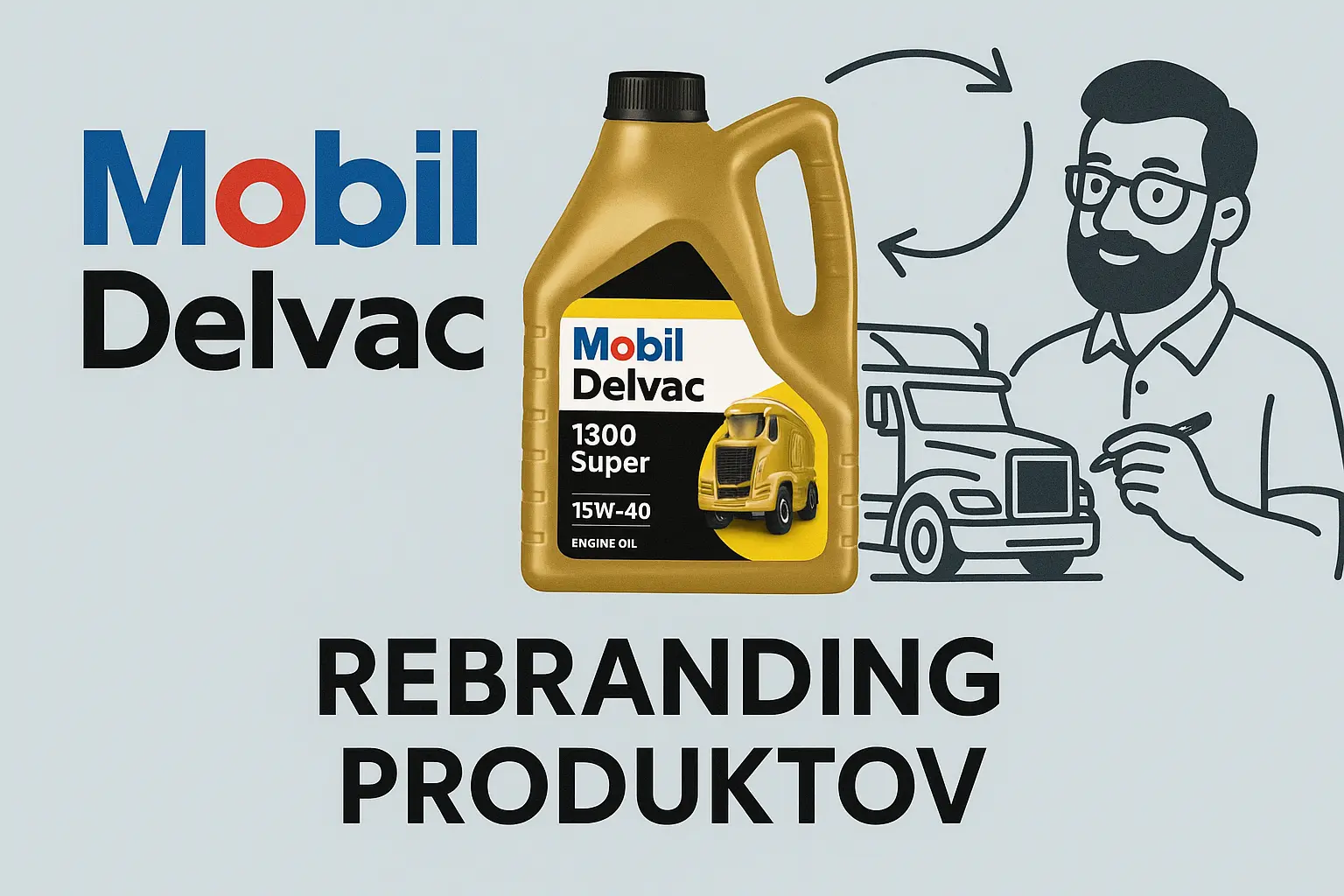 Mobil Delvac™ – Rebranding produktov